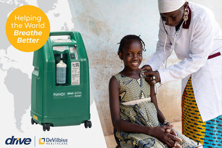 Drive DeVilbiss Healthcare transforms global care with the PulmO2™ oxygen concentrator